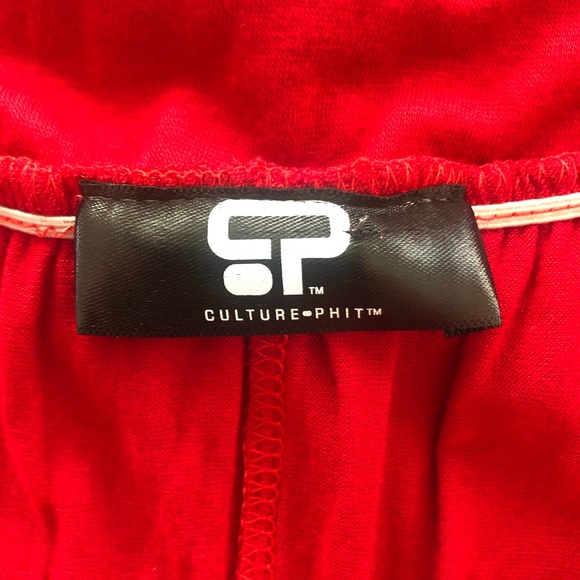 🌼 Culture Phit Red Soft Jersey Strapless Maxi Dress XS - Picture 4 of 9